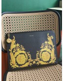 VERSACE BAROQUE PRINT CLUTCH BAG WITH WRIST STRAP