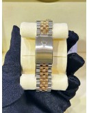 ROLEX DATEJUST 36 HALF 18K 750 YELLOW GOLD JUBILEE DIAMONDS REF 16233 CHAMPAGNE DIAMONDS DIAL 36MM AUTOMATIC WATCH