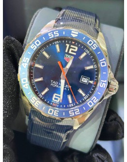 TAG HEUER FORMULA 1 REF WAZ 1010 BLUE DIAL 43MM QUARTZ WATCH