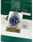 ROLEX DATEJUST 36 REF 126234 BLUE DIAL 36MM AUTOMATIC WATCH