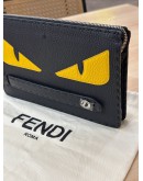 FENDI CLUTCH MONSTER EDITION IN LEATHER WITH SILVER HARDWARE