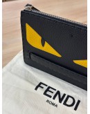 FENDI CLUTCH MONSTER EDITION IN LEATHER WITH SILVER HARDWARE