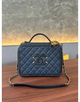 CHANEL CC FILIGREE MEDIUM VANITY CASE BAG