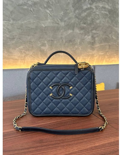 CHANEL CC FILIGREE MEDIUM VANITY CASE BAG