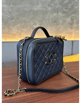 CHANEL CC FILIGREE MEDIUM VANITY CASE BAG