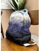 CHANEL NYLON EMBOSSED DOUDOUNE BACKPACK IN OMBRE BLUE