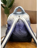 CHANEL NYLON EMBOSSED DOUDOUNE BACKPACK IN OMBRE BLUE