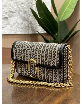 MARC JACOB THE MONOGRAM J MARC SHOULDER & CROSSBODY BAG
