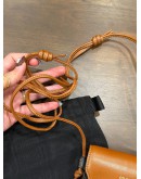 CELINE PHONE POUCH CROSSBODY IN TRIOMPHE CANVAS & LEATHER