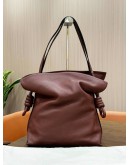 LOEWE FLAMENCO KNOT LEATHER SHOULDER BAG