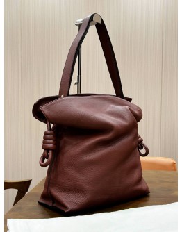 LOEWE FLAMENCO KNOT LEATHER SHOULDER BAG