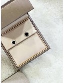 BVLGARI 18K 750 WHITE GOLD PAIR OF EARRINGS WITH BLACK ONYX ELEMENT