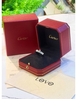 CARTIER LOVE RING 18K 750 WHITE GOLD  