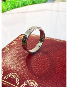 CARTIER LOVE RING 18K 750 WHITE GOLD  