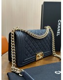 CHANEL MEDIUM LEBOY CAVIAR LEATHER 