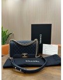 CHANEL MEDIUM LEBOY CAVIAR LEATHER 