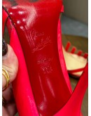 CHRISTIAN LOUBOUTIN PIVICHIC 100 NEON PINK STRIPES   