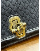 BOTTEGA VENETA INTRECCIATO KNOT CHAIN CROSSBODY BAG