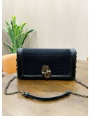 BOTTEGA VENETA INTRECCIATO KNOT CHAIN CROSSBODY BAG
