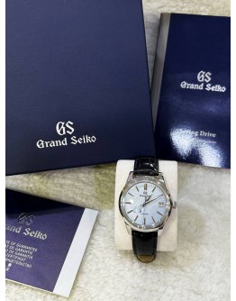GRAND SEIKO ELEGANCE COLLECTION SPRING DRIVE BLUE SKYFLAKE REF SBGA407/9R65-0DJ0 BLUE DIAL 41MM AUTOMATIC WATCH