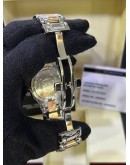 LONGINES PRIMALUNA DIAMOND HALF 18K 750 ROSE GOLD REF L8.112.5.89.6 MOTHER OF PEARL DIAL 30MM QUARTZ WATCH 