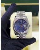 ROLEX DATEJUST 36 REF 116234 JUBILEE BLUE COMPUTER ROMAN NUMBERALS DIAL 36MM AUTOMATIC WATCH 