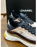 CHANEL MESH CC LOW TOP SNEAKERS