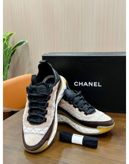 CHANEL MESH CC LOW TOP SNEAKERS