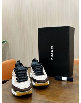 CHANEL MESH CC LOW TOP SNEAKERS