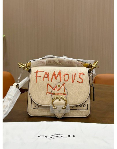 COACH X JEAN MICHEL BASQUIAT BEAT SHOULDER BAG 18  