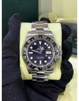 ROLEX GMT-MASTER II REF 116710LN 40MM AUTOMATIC WATCH 