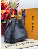 LOUIS VUITTON NEONOE MM IN DARK BLUE MONOGRAM EMPREINTE LEATHER