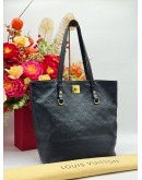 LOUIS VUITTON CITADINE PM SHOULDER BAG IN BLACK MONOGRAM EMPREINTE LEATHER
