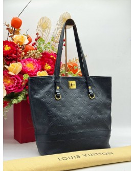 LOUIS VUITTON CITADINE PM SHOULDER BAG IN BLACK MONOGRAM EMPREINTE LEATHER