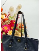 LOUIS VUITTON CITADINE PM SHOULDER BAG IN BLACK MONOGRAM EMPREINTE LEATHER