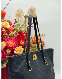 LOUIS VUITTON CITADINE PM SHOULDER BAG IN BLACK MONOGRAM EMPREINTE LEATHER
