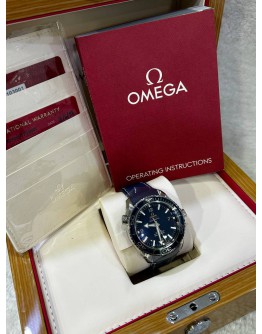 OMEGA SEAMASTER PLANET OCEAN TITANIUM 600M CO-AXIAL CHRONOMETER REF 232.92.46.21.03.001 BLUE DIAL 45.5MM AUTOMATIC WATCH