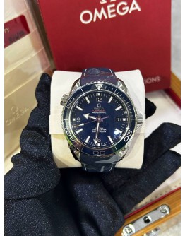 OMEGA SEAMASTER PLANET OCEAN TITANIUM 600M CO-AXIAL CHRONOMETER REF 232.92.46.21.03.001 BLUE DIAL 45.5MM AUTOMATIC WATCH