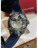 OMEGA SEAMASTER PLANET OCEAN TITANIUM 600M CO-AXIAL CHRONOMETER REF 232.92.46.21.03.001 BLUE DIAL 45.5MM AUTOMATIC WATCH