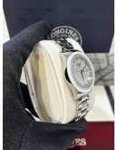 LONGINES CONQUEST REF L3.281.0.87.6 MOTHER OF PEARL DIAL DIAMOND BEZEL 34MM QUARTZ WATCH