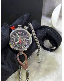 BOMBERG BOLT 68 CHRONOGRAPH REF BS45CHSP.011.3 GREY DIAL 45MM QUARTZ WATCH