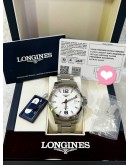LONGINES CONQUEST VHP REF L3.716.4.76.6 WHITE DIAL 41MM AUTOMATIC WATCH