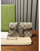 GUCCI SUPER MINI DIONYSUS IN GG SUPREME CANVAS CHAIN CROSSBODY BAG