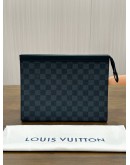 LOUIS VUITTON POCHETTE VOYAGE MM IN DAMIER GRAPHITE CANVAS 
