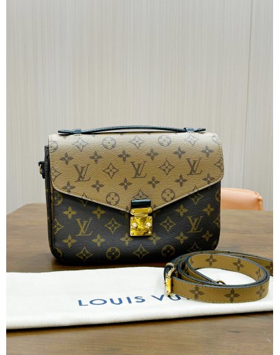 LOUIS VUITTON POCHETTE METIS REVERSE MONOGRAM CANVAS CROSSBODY BAG