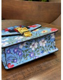 GUCCI MINI WEB SYLVIE FLORAL PRINT TOP HANDLE HANDBAG