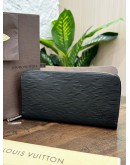 LOUIS VUITTON ZIPPY LONG WALLET IN BLACK EPI LEATHER   