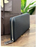 LOUIS VUITTON ZIPPY LONG WALLET IN BLACK EPI LEATHER   