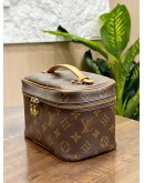 LOUIS VUITTON VANITY IN MONOGRAM CANVAS & GOLD HARDWARE