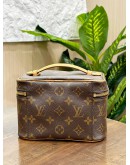 LOUIS VUITTON VANITY IN MONOGRAM CANVAS & GOLD HARDWARE